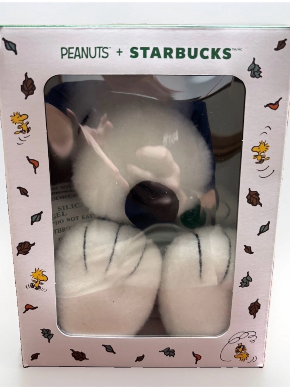 Starbucks White Snoopy Plush - New In Box